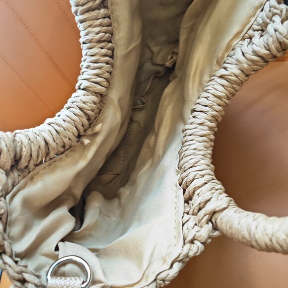 Yves Saint Laurent Woven Handbag - Picture 5 of 6